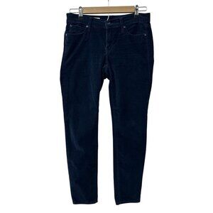 Gap 1969 Skinny Leg Stretch Coduroy Legging Jeans Navy Blue‎ Women 27/4